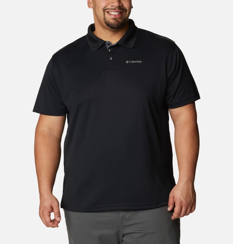 Tricouri Polo Columbia Utilizer Barbati Negrii | Plus Size AZS1MZQ70